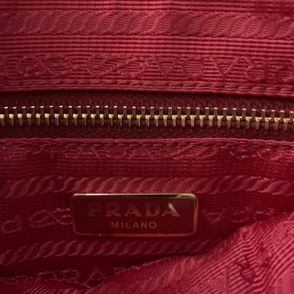 Authentic Red PRADA Bag- SOLD - Picture 5 of 6